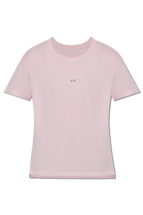 Balenciaga T-shirt with embroidered logo | Women's Clothing